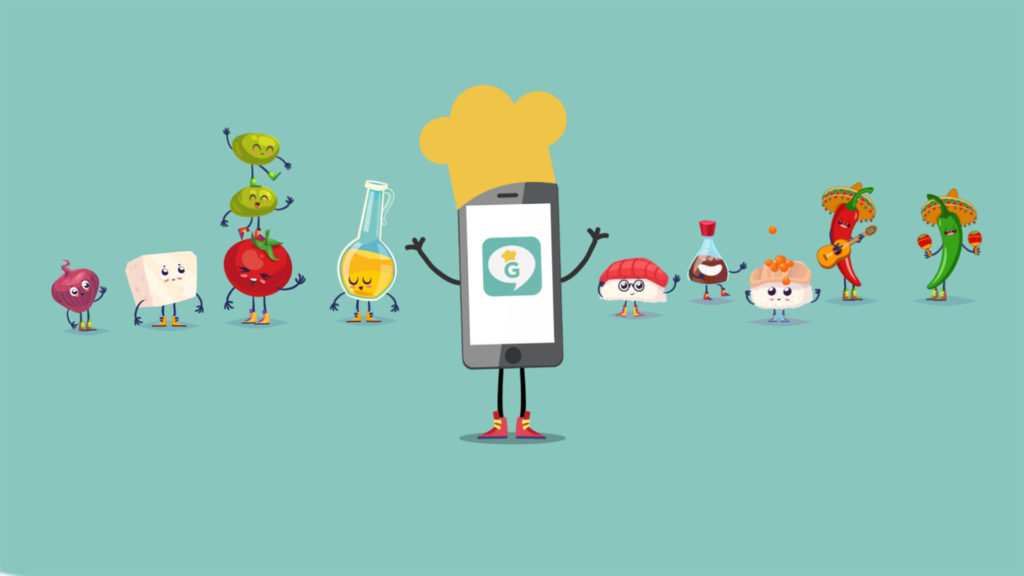 gastrotips app video animación 2D